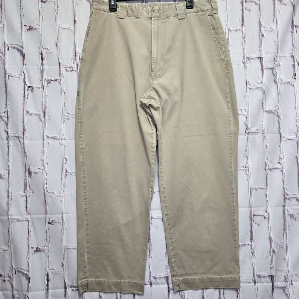 Vintage Y2K Polo Sport Ralph‎ Lauren Mens Khaki Chino Pants 100% Cotton 36x30